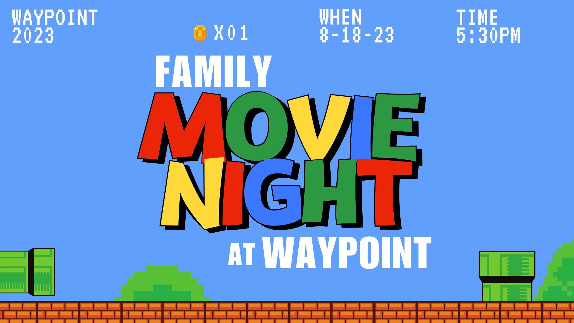 Family Movie Night at Waypoint Church