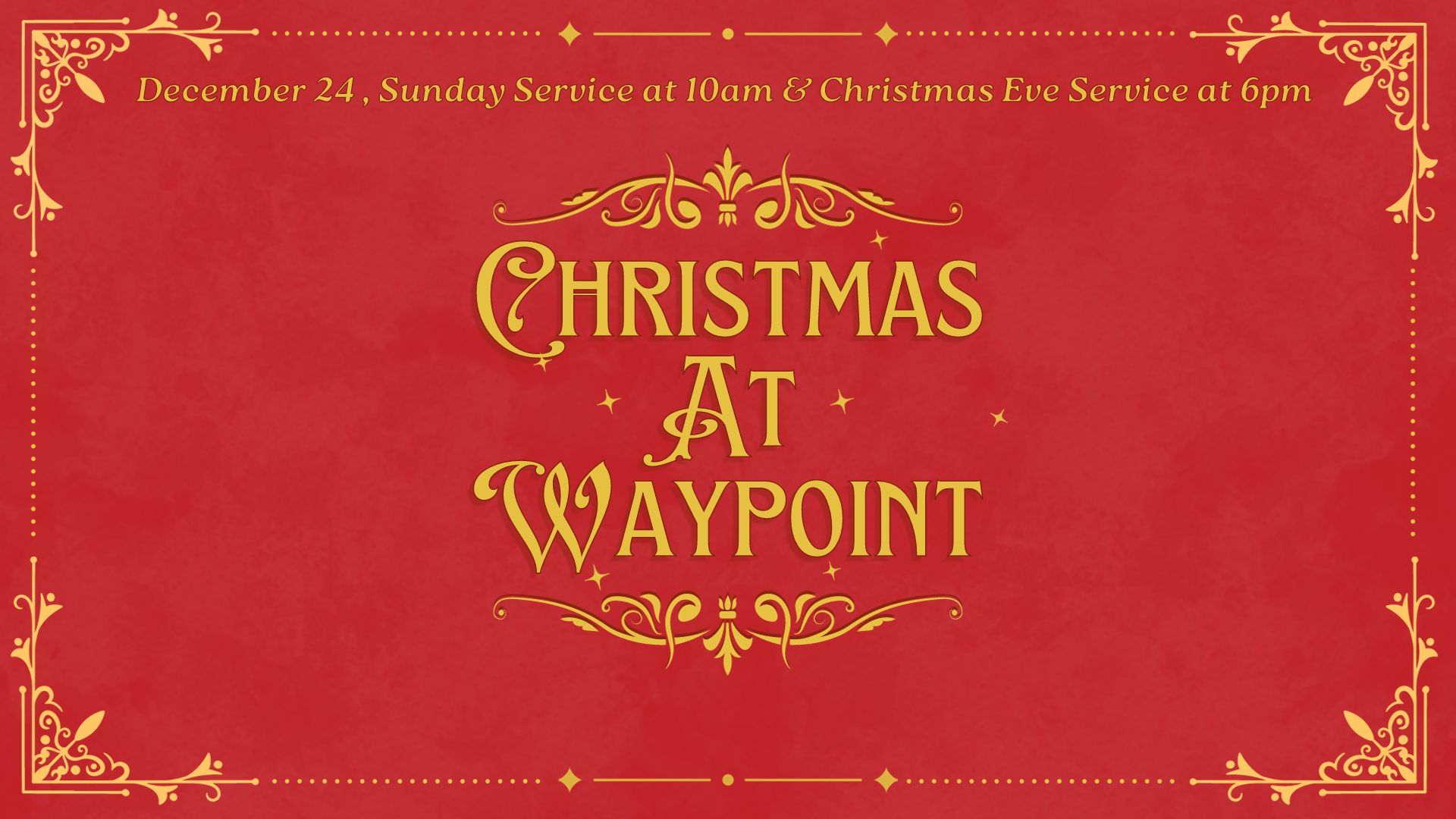 Christmas Eve Service at Waypoint Church